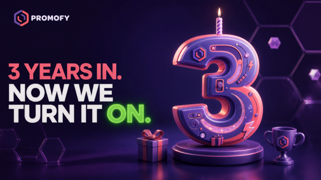 Promofy Turns 3